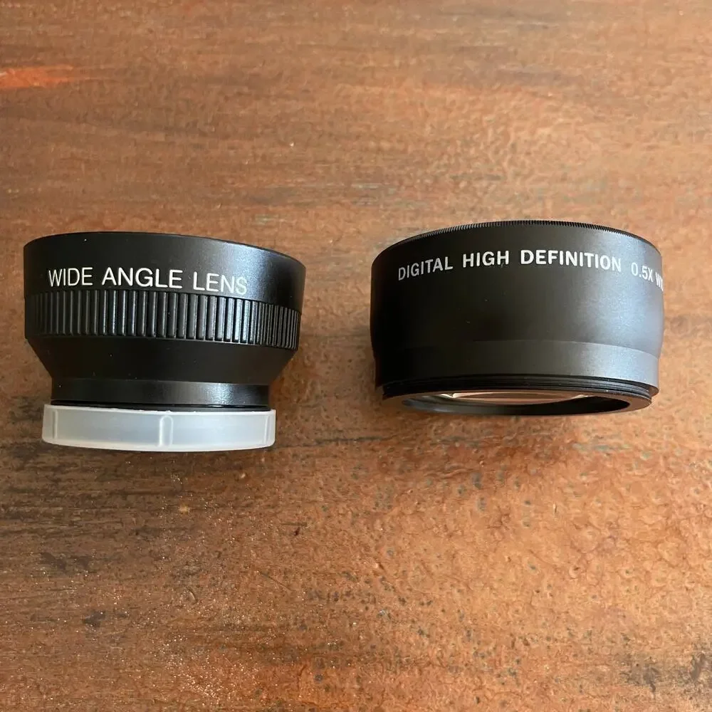 Wide Angle Lens High Definition Made in Japan Lot of 02 Lenses